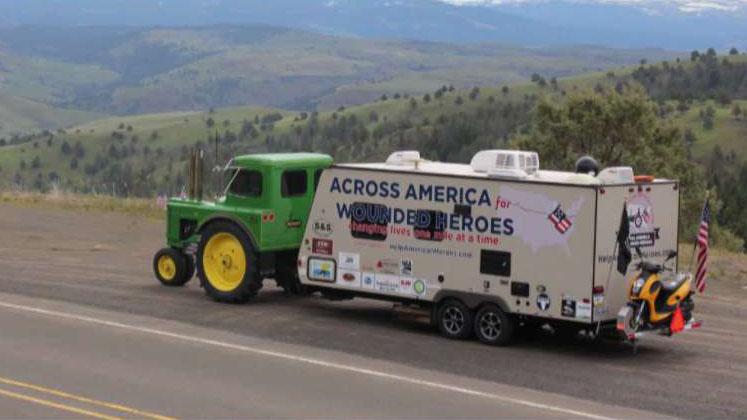 Retired farmer teams up with Operation Second chance to support wounded veterans