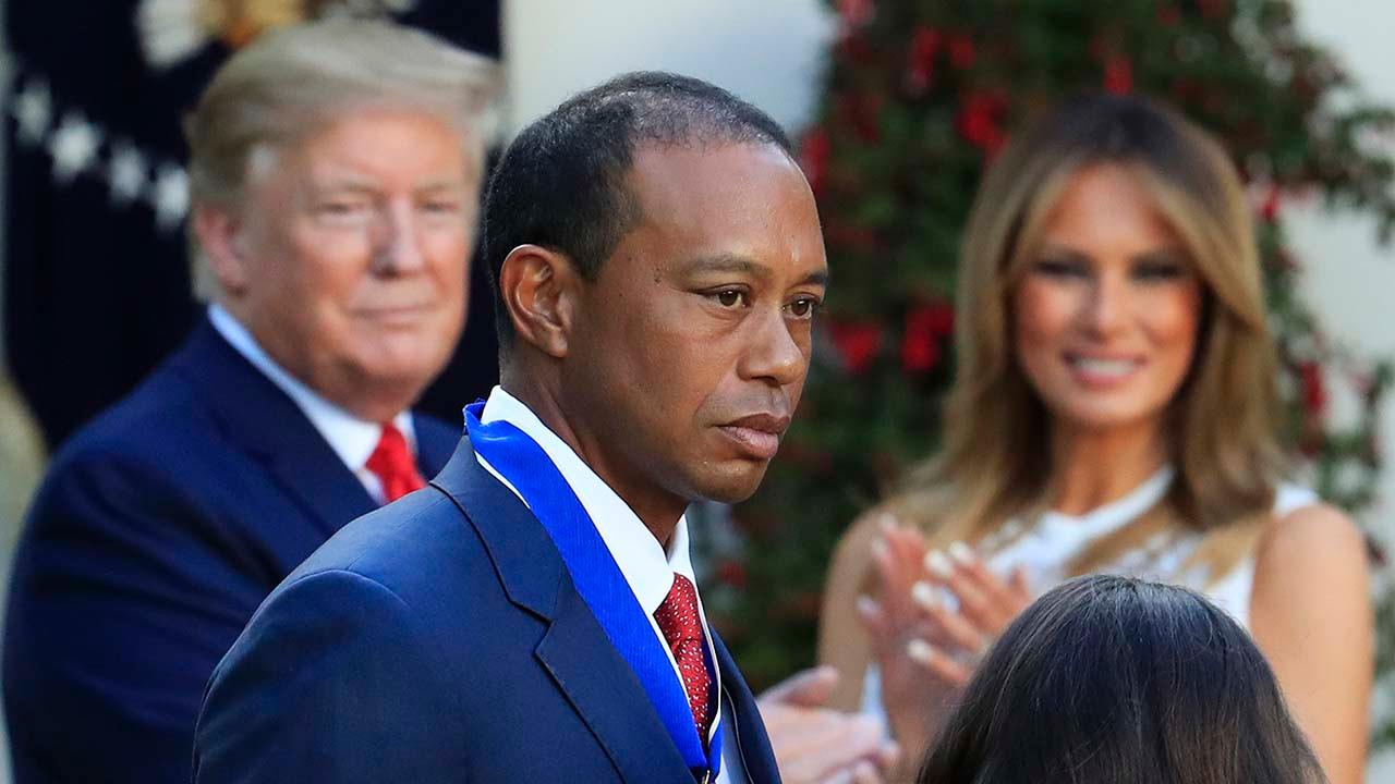 Tiger Woods facing political backlash over accepting Presidential Medal of Freedom
