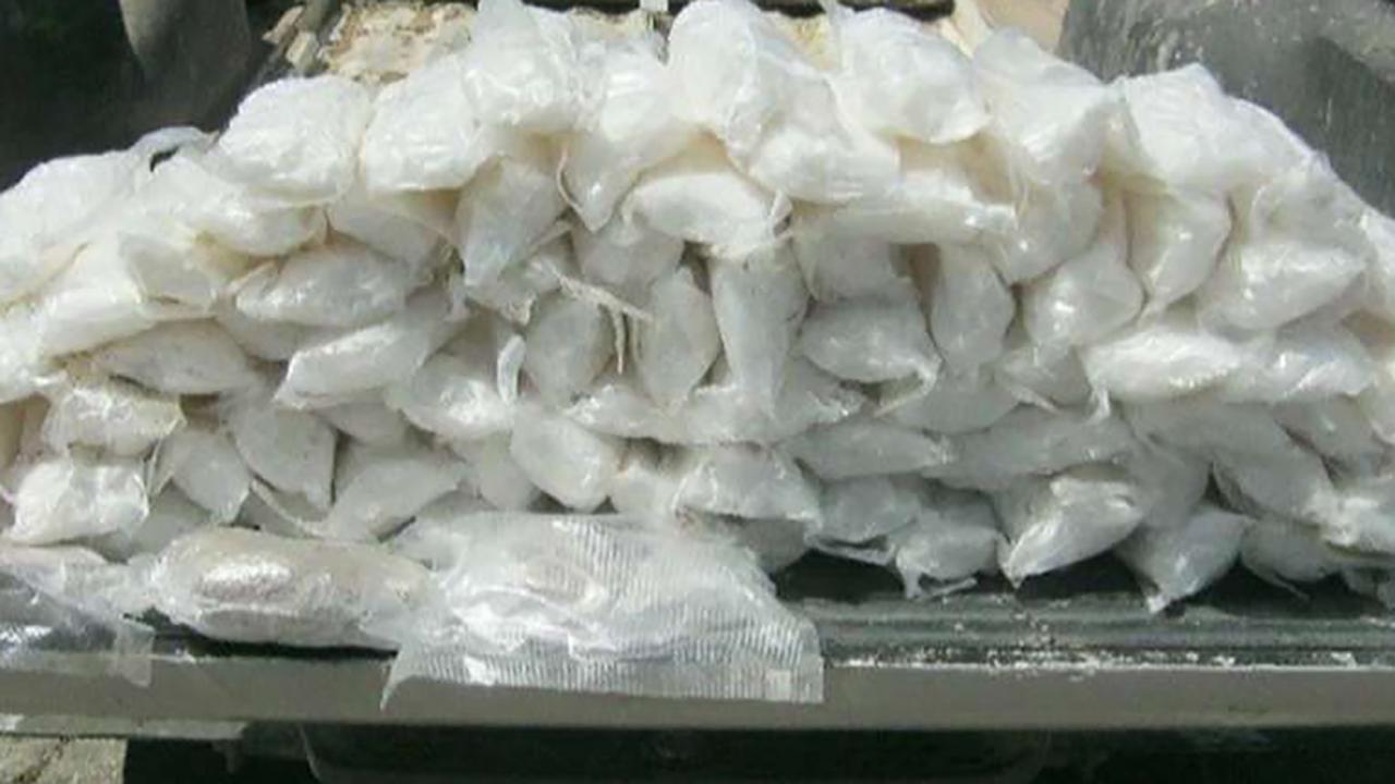 63 pounds of fetanyl, $3 million in meth, and 232 pounds of pot intercepted from crossing the U.S. border