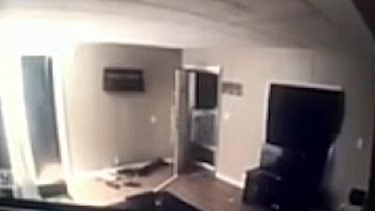 Home invasion captured on security footage