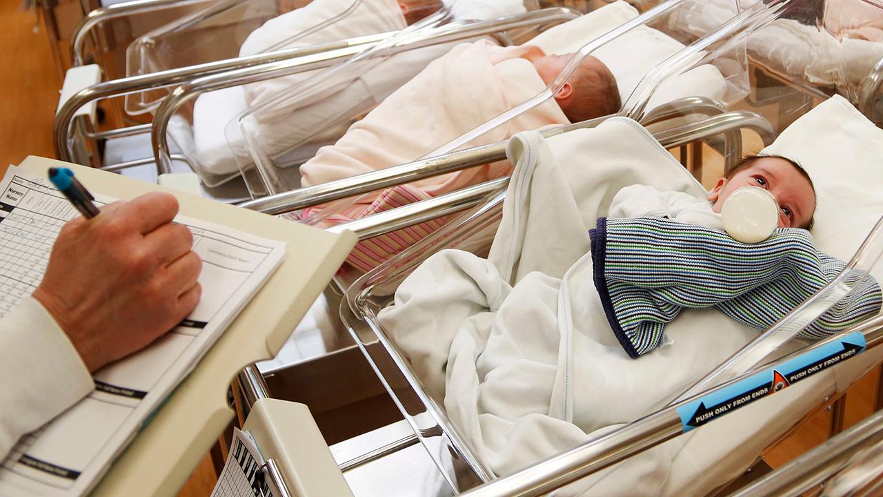 US birth rate falls to lowest number in 32 years