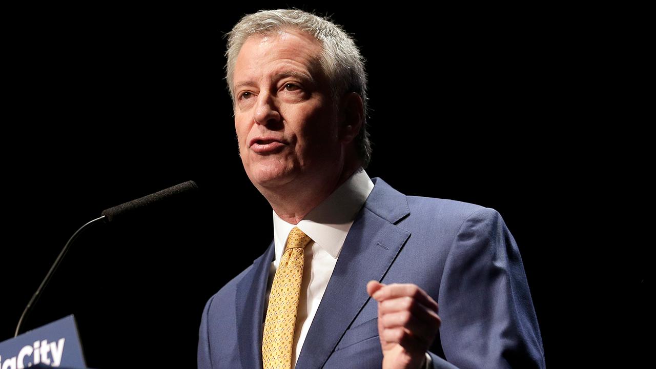 New York City Mayor Bill de Blasio announces 2020 White House run