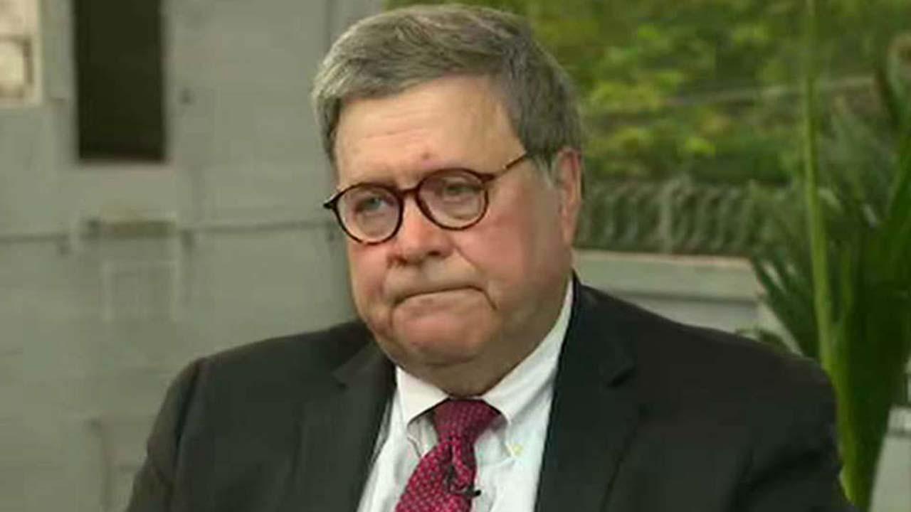 William Barr says critics that claim he is President Trump's attorney 'don't know what they're talking about'