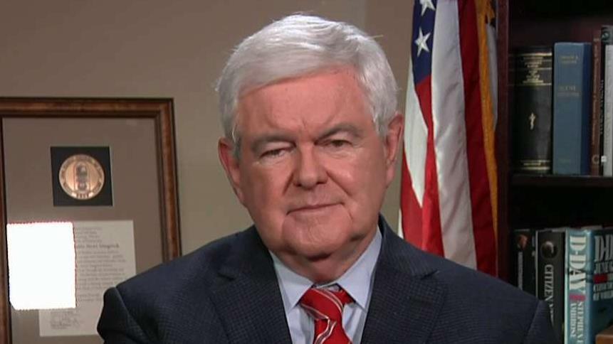 Newt Gingrich: The hardcore left believes things that I think are crazy