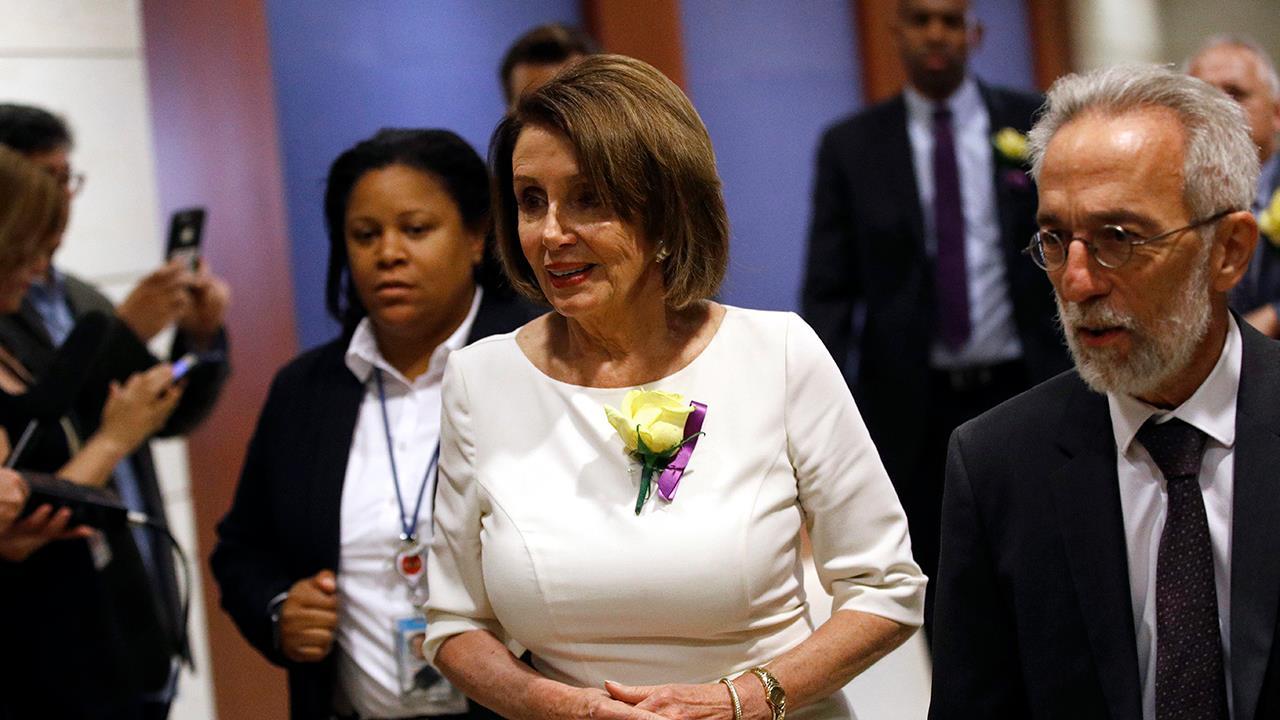 House Speaker Nancy Pelosi says there are 'no divisions' within the Democratic Party