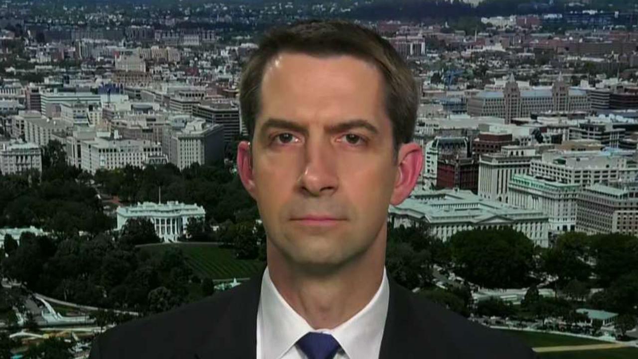 Sen. Cotton on sending troops to Iran amid rising tensions