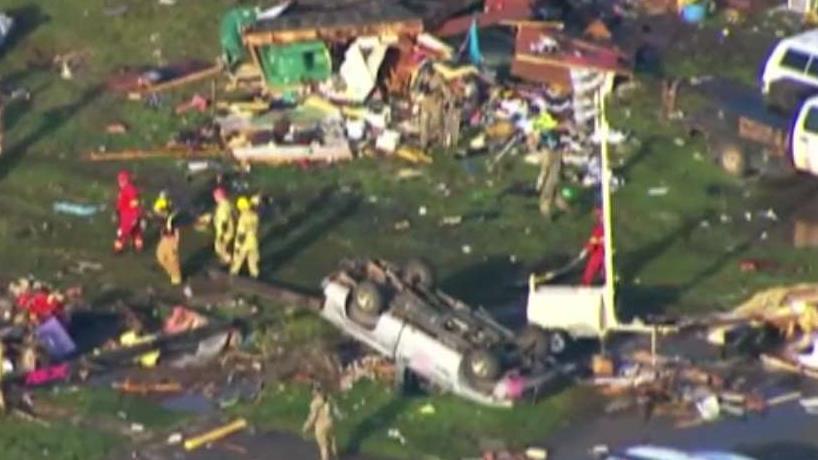 Oklahoma Gov. Kevin Stitt speaks out on crippling flooding after deadly storms