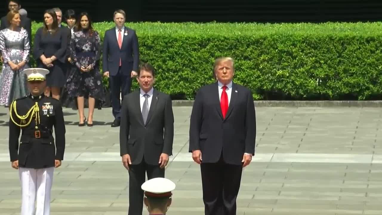 President Trump participates in Imperial Palace welcoming ceremony