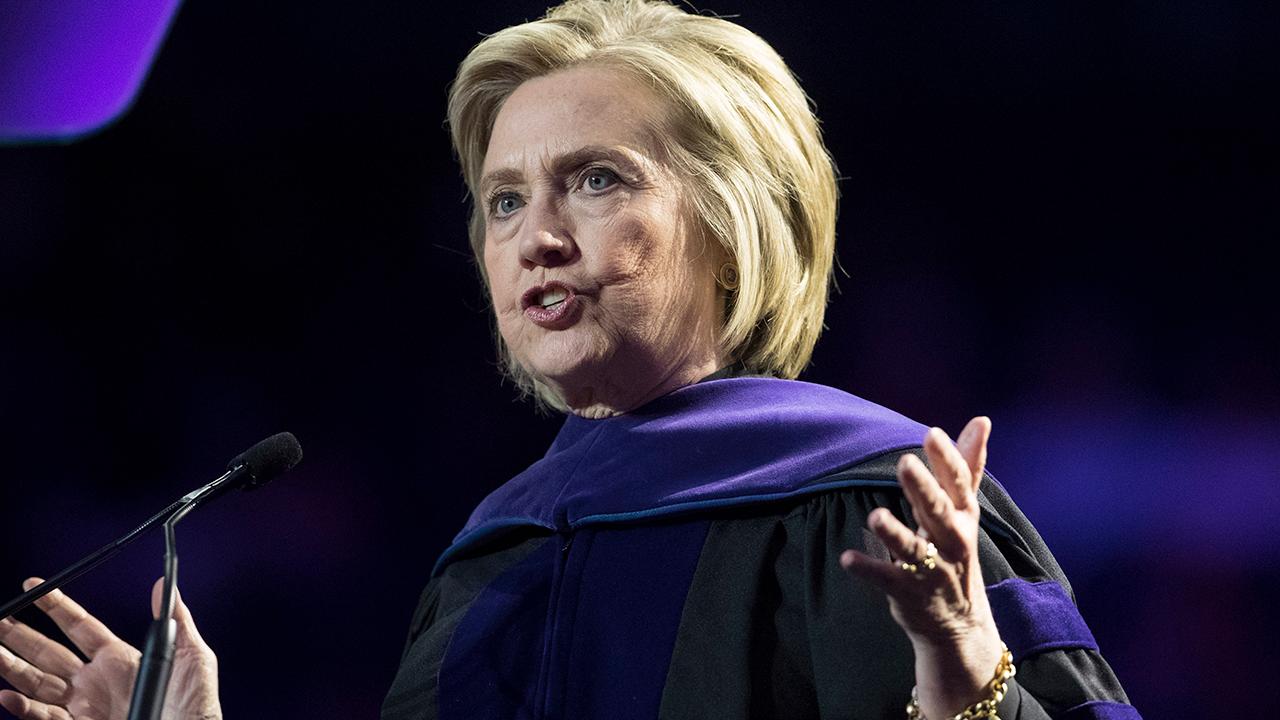 Hillary Clinton uses commencement speech to bash President Trump