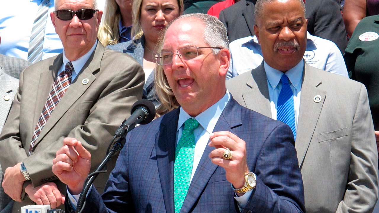 Democratic Louisiana governor defies party, plans to sign strict abortion ban into law