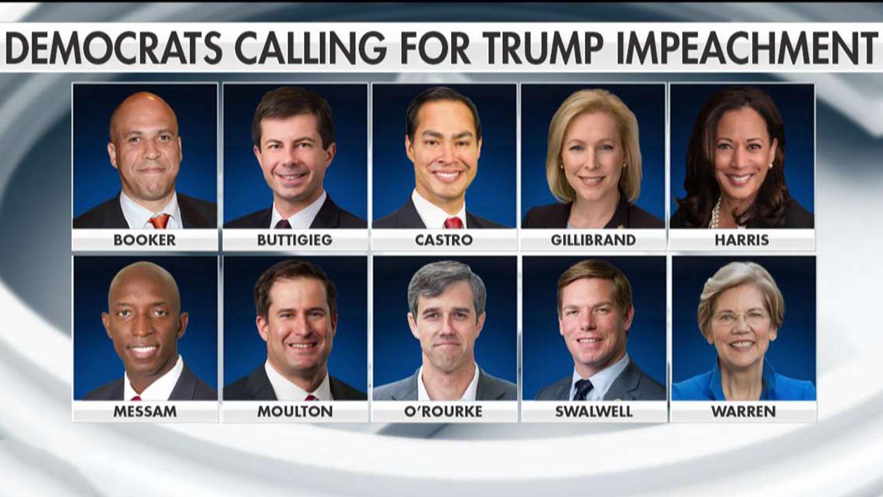 List Of 2020 Democratic Hopefuls Pushing For Impeachment Grows Fox