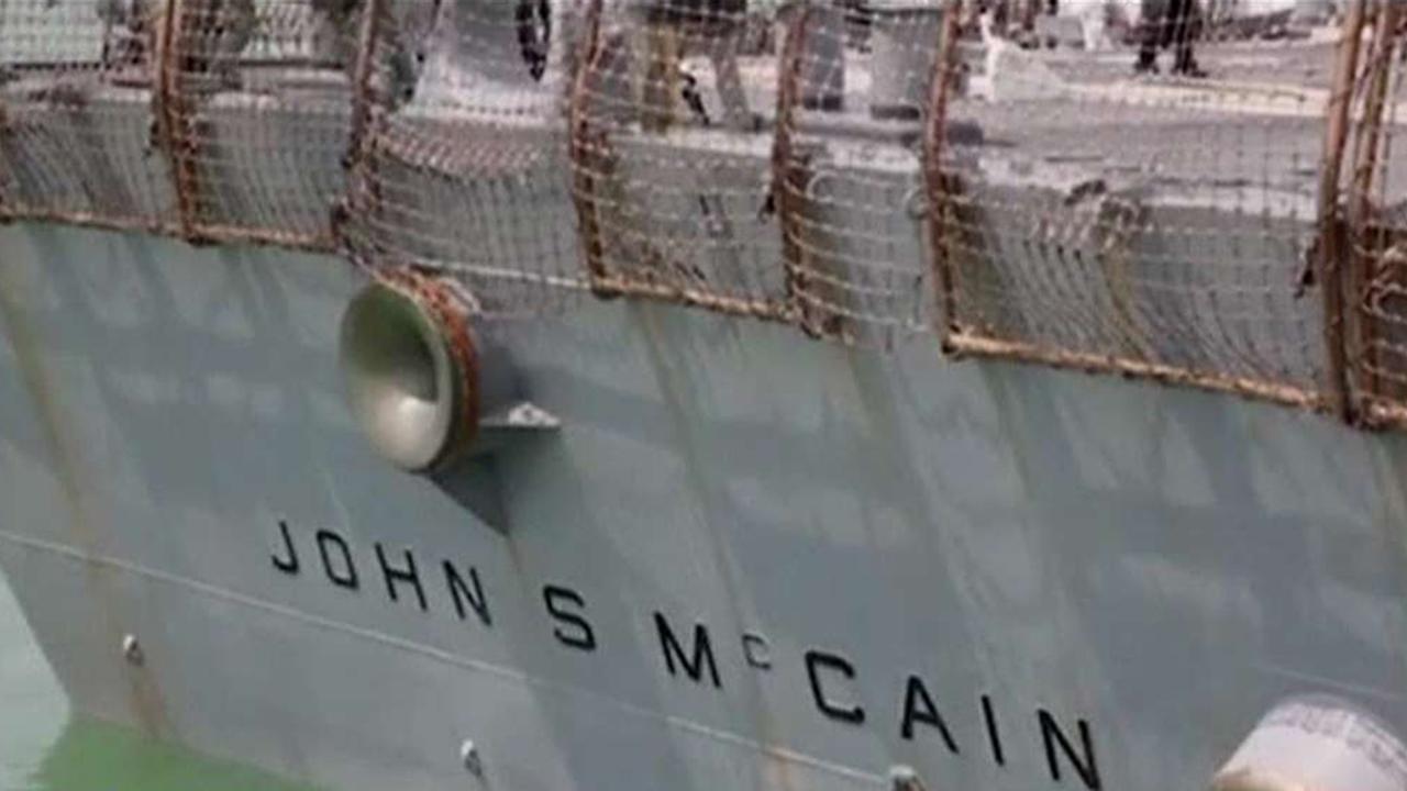 Navy official confirms White House requested USS McCain be kept away during Trump visit
