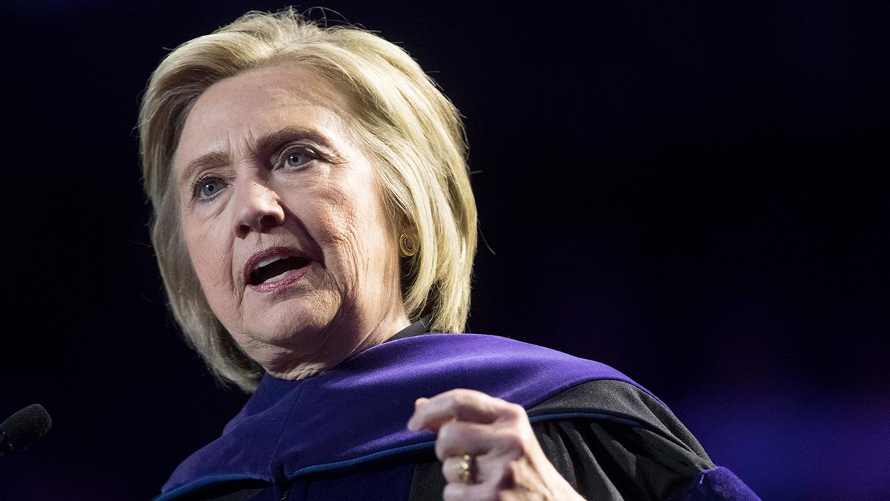 Hillary Clinton rages against President Trump in commencement speech