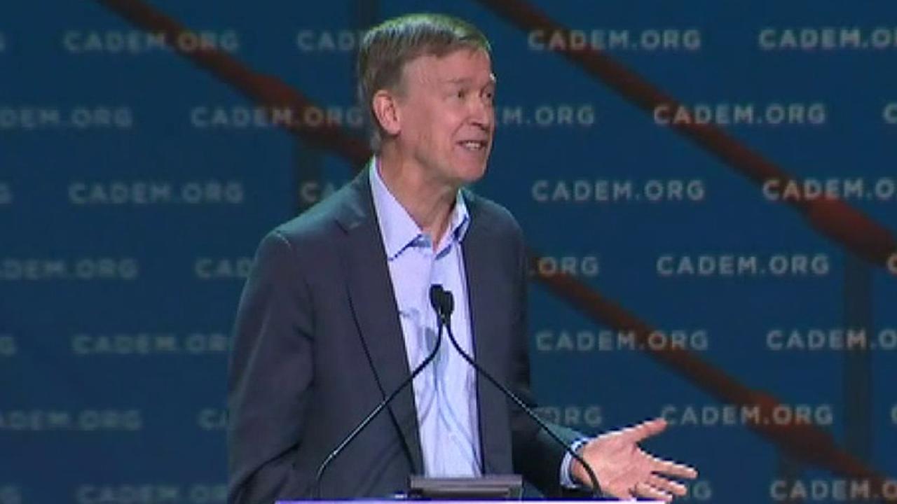 Hickenlooper booed at California Dem convention for breaking with socialist agenda