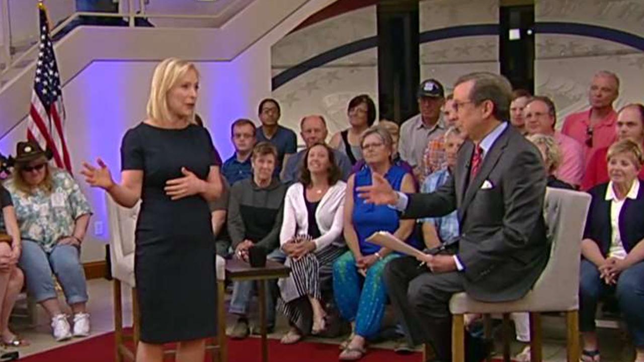 Chris Wallace pushes back against Sen. Kirsten Gillibrand's criticism of Fox News