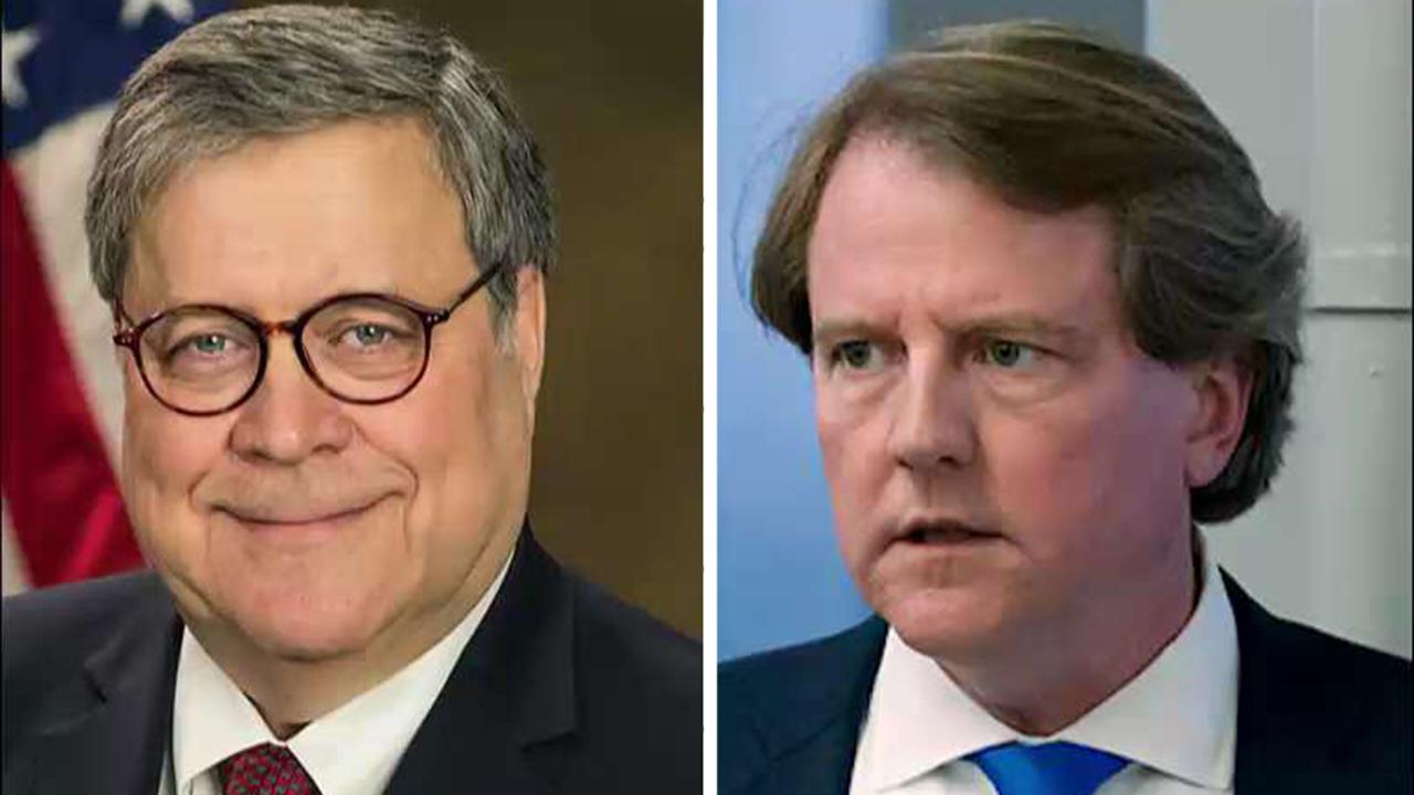 Democrats consider contempt for Attorney General William Barr and former White House counsel Don McGahn