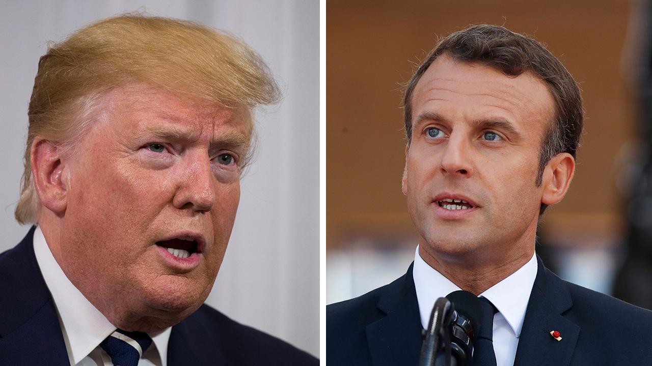 Trump and Macron hold bilateral meeting