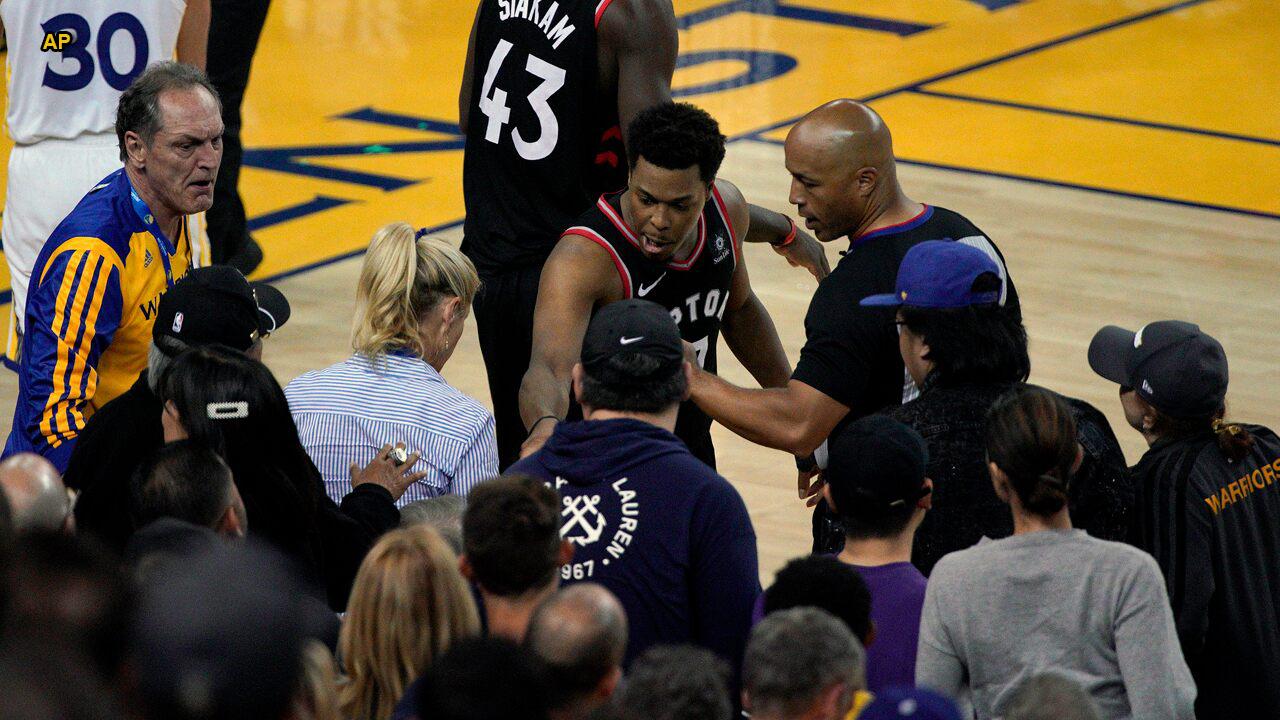 LeBron James wants 'swift action' taken against Warriors part-owner who shoved Kyle Lowry in NBA Finals game