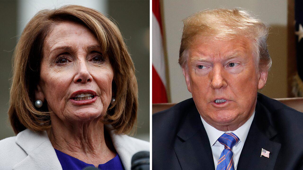 President Trump says 'nervous Nancy' Pelosi is a 'disaster'