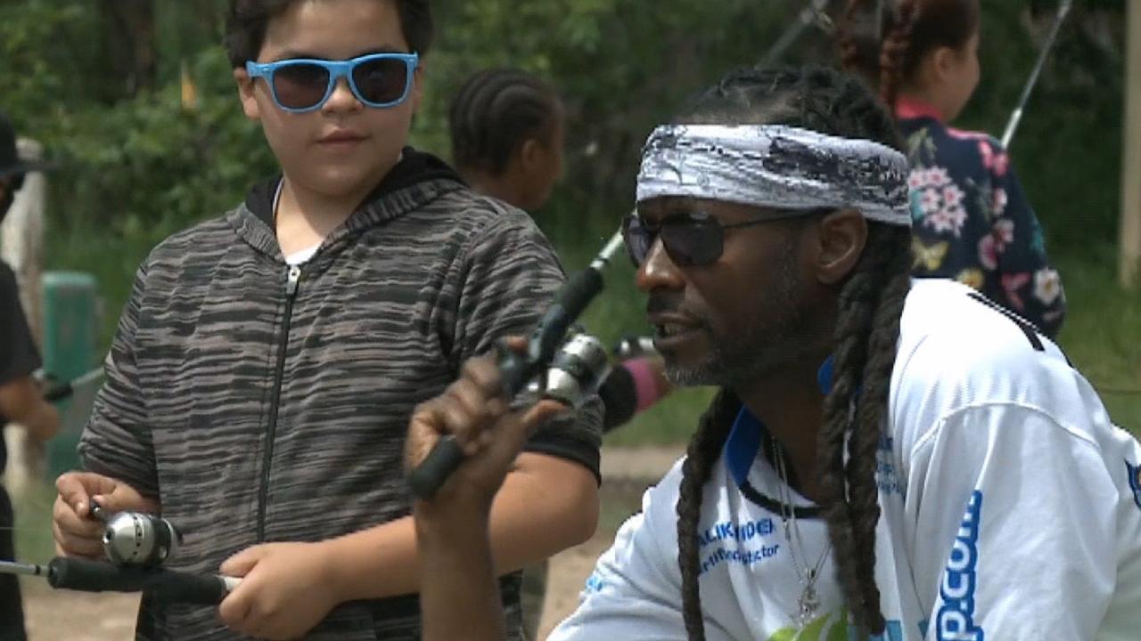 Man uses hip hop to teach kids about fishing