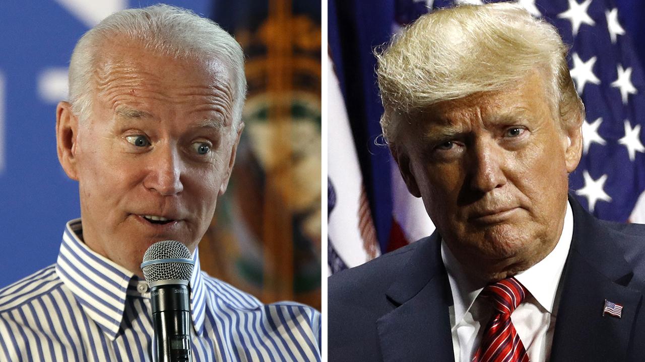 Trump and Biden exchange jabs while campaigning in Iowa