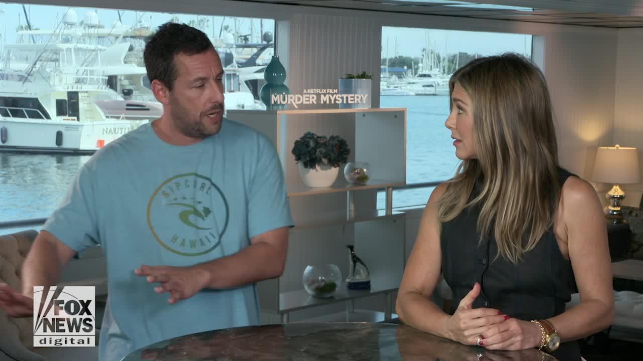 Adam Sandler, Jennifer Aniston talk on-screen chemistry in Netflix's 'Murder Mystery'