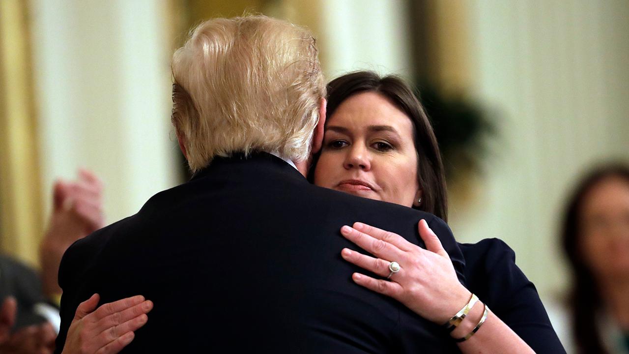 Democrats bash Sarah Sanders after President Trump reveals her exit