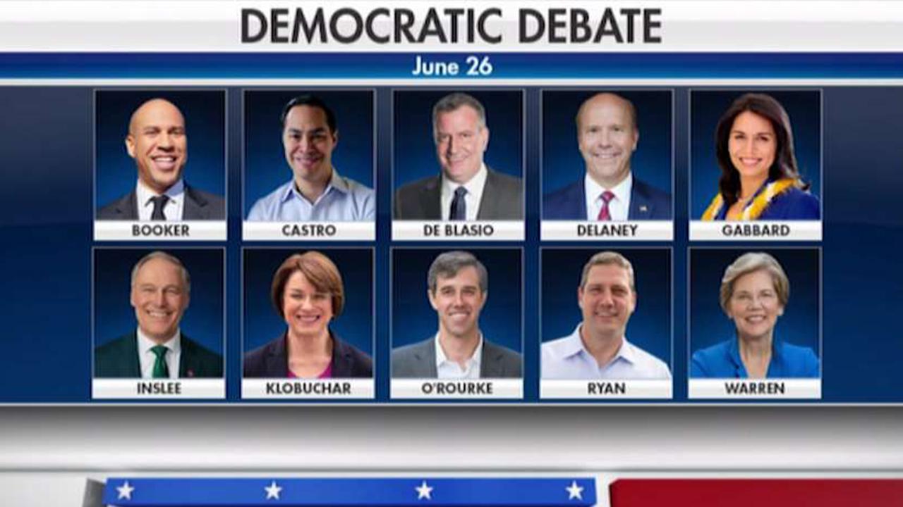 First Democratic debate to be held over two nights