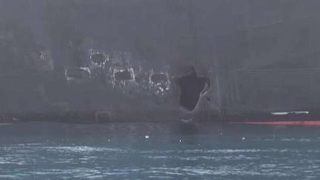 New images released from tanker attacks in Gulf of Oman