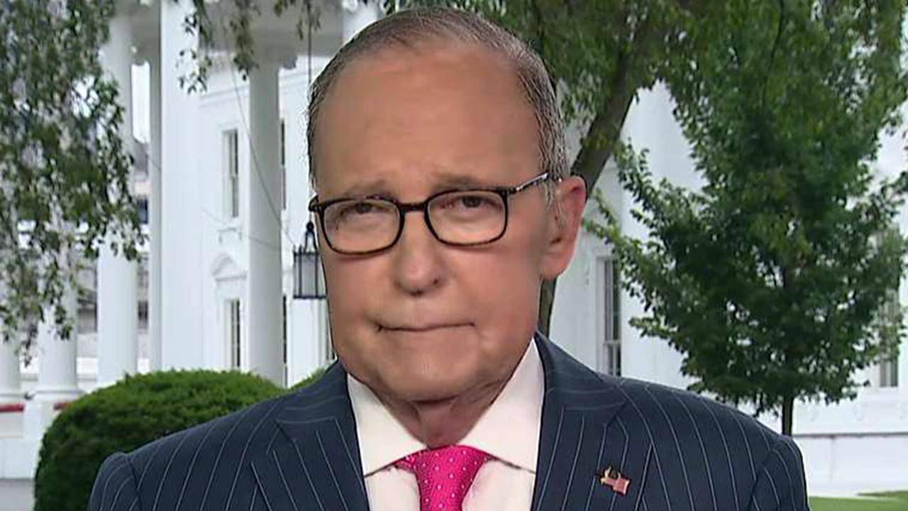 Kudlow reacts to Dow surging after Trump teases China meeting at G20