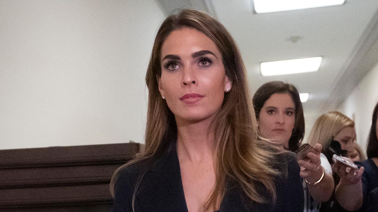 Hope Hicks refuses to talk about Trump White House during Capitol Hill testimony