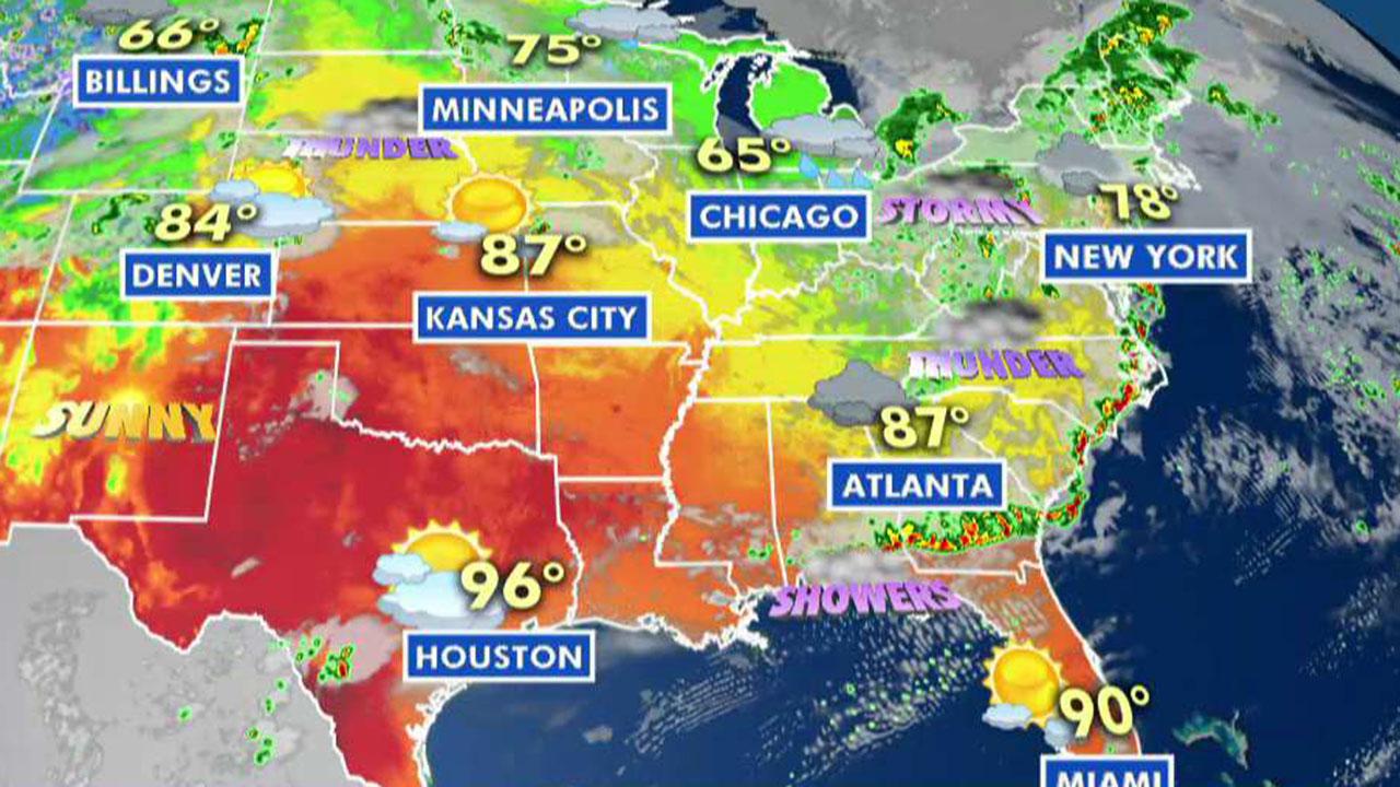 National forecast for Thursday, June 20