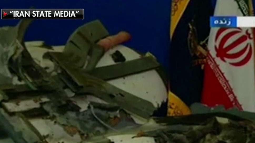 an releases images of what it claims are remnants of downed US drone