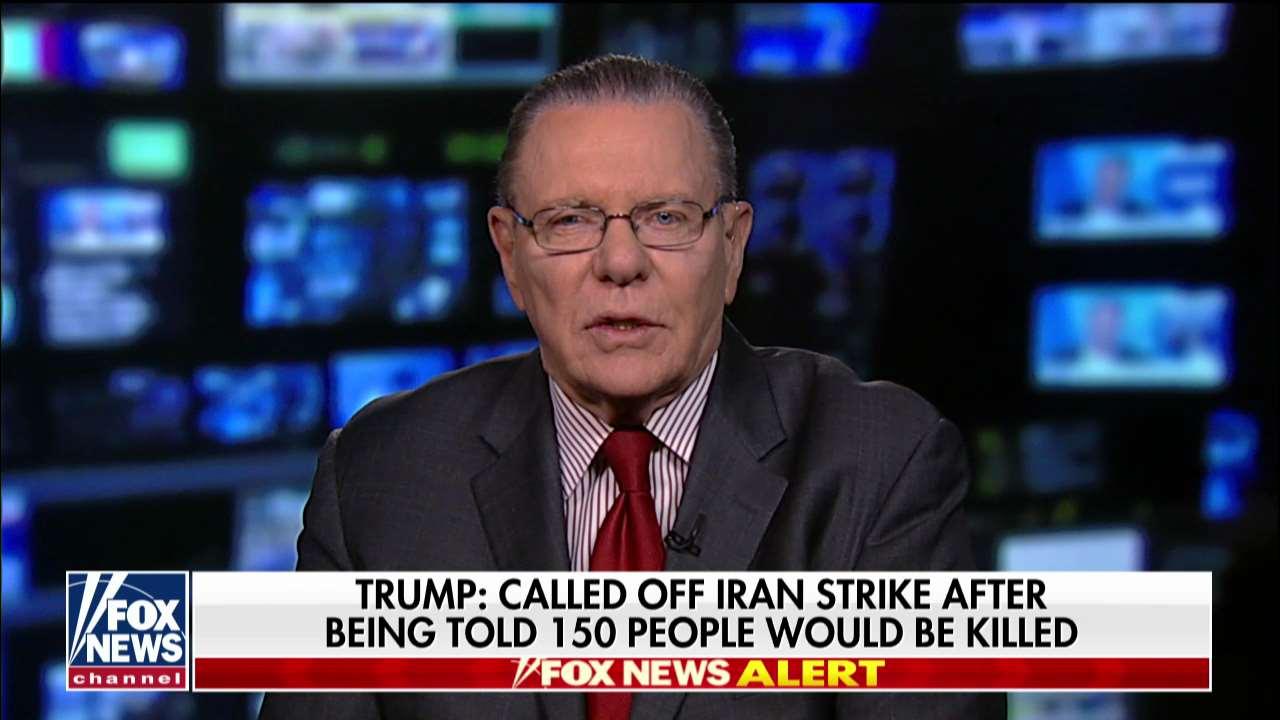 Gen. Keane on Trump calling off Iran strike 