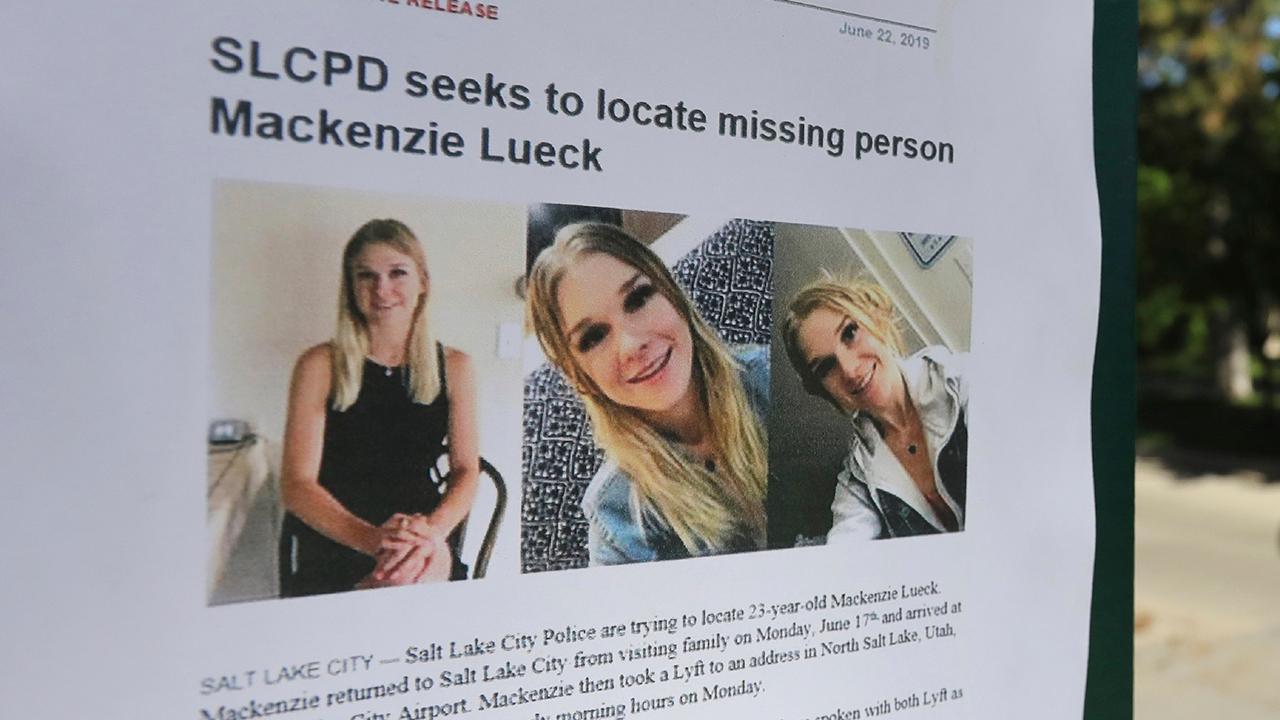Salt Lake City police brief the press on the search for twenty-three-year-old MacKenzie Lueck