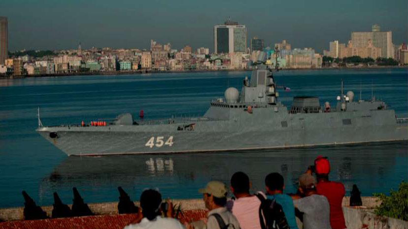 Russian warships arrive in Havana, Cuba in show of force