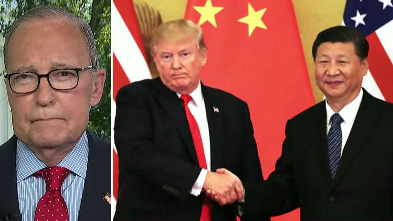 'Fake news': Larry Kudlow dismisses reports of preconditions to Trump-Xi trade meeting