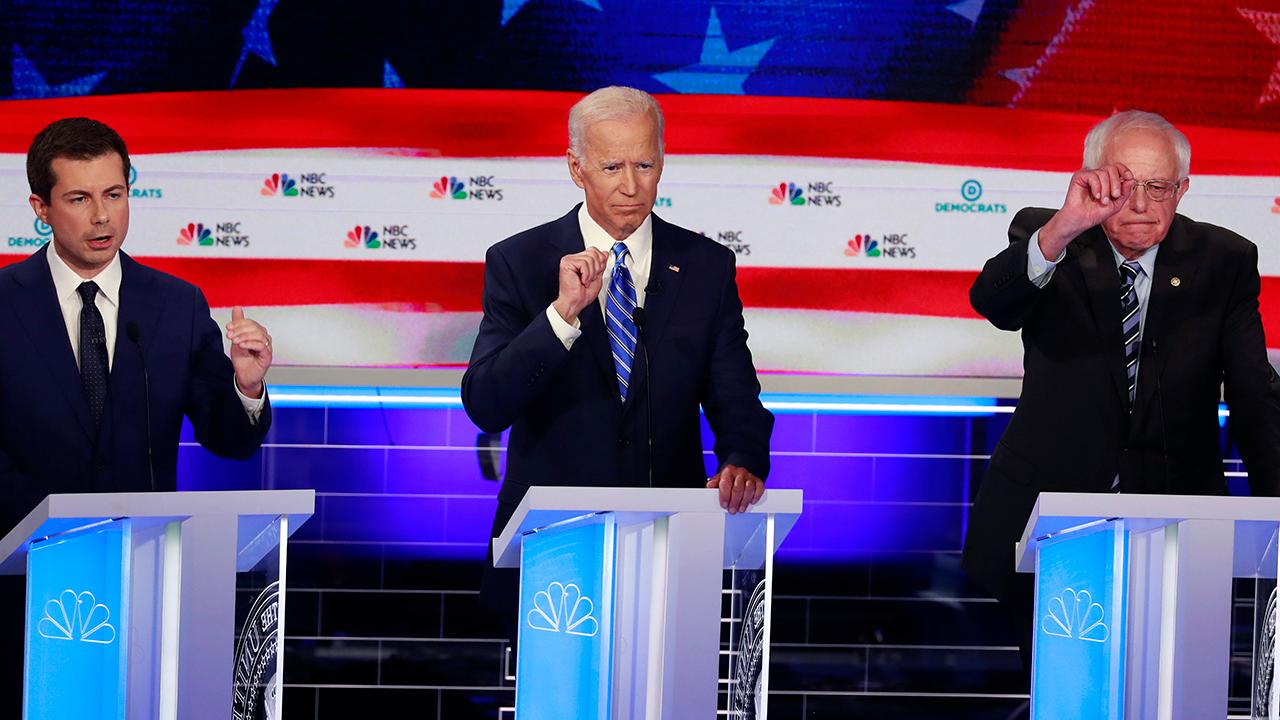 2020 Democratic presidential candidates bash Trump on foreign policy during debate night two