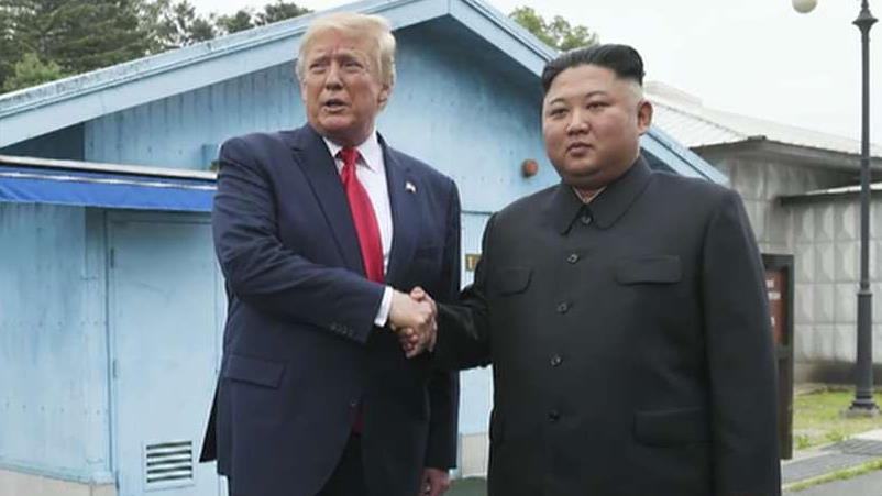 President Trump makes history, sets foot in North Korea
