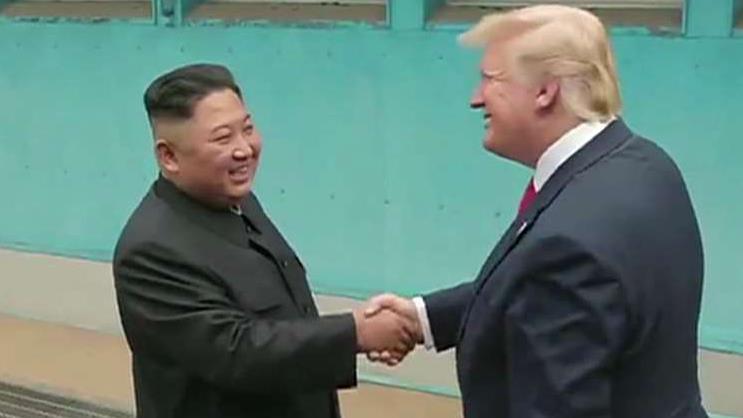 Trump Makes History By Becoming First Us President To Set Foot In North Korea Fox News Video 4665