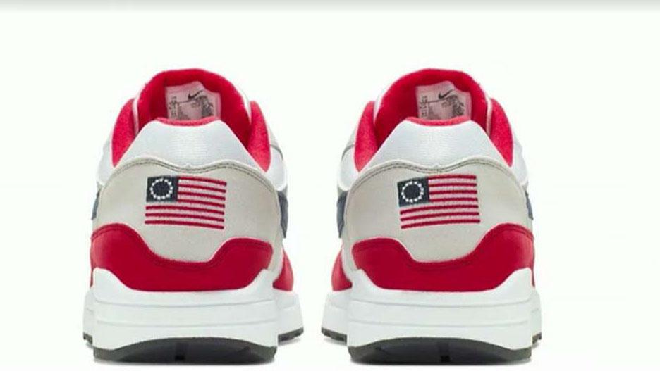 Nike faces backlash for pulling US flag shoes