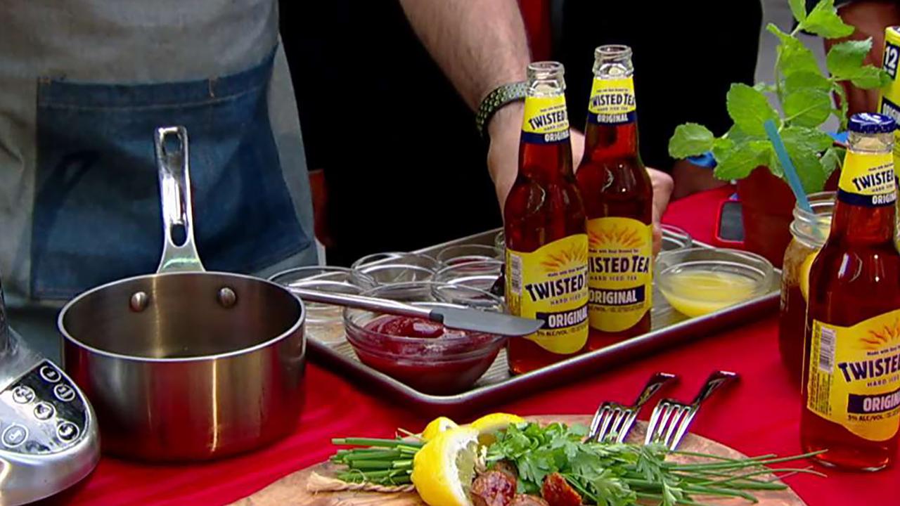 Twisted Tea barbeque sauce? Try this sweet and spicy glaze for your July Forth barbeque