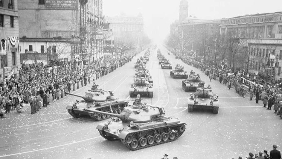 A look at the history of US military vehicles in Washington parades