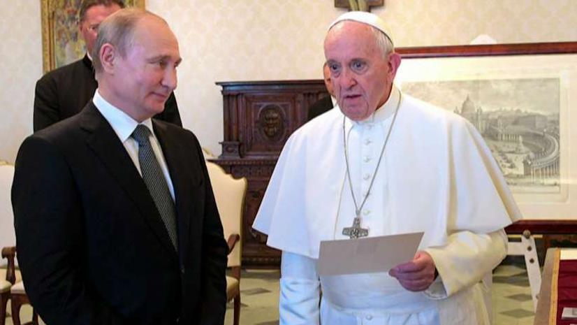Culture clash: Pope Francis meets with Russia President Vladimir Putin