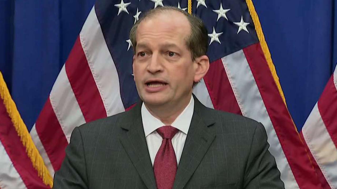 Labor Secretary Alex Acosta makes statement on Jeffrey Epstein's 2008 plea deal, new charges