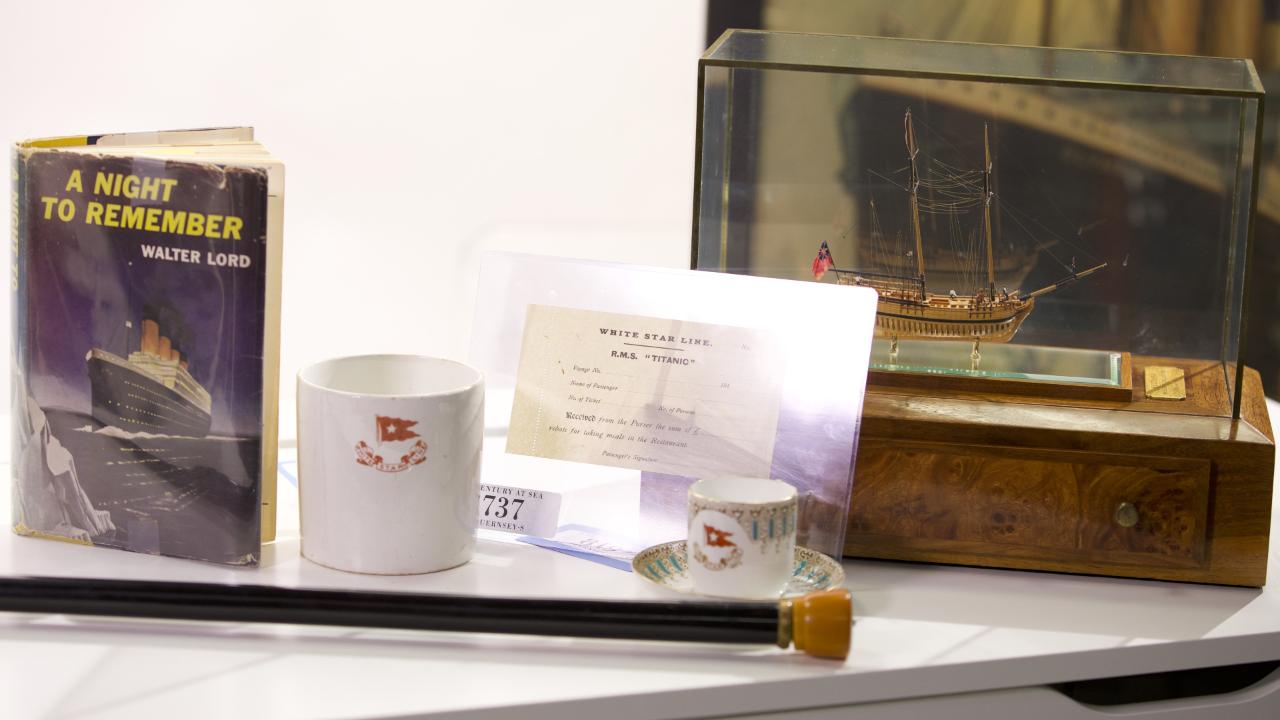 Rare Titanic artifacts that survived the ship’s sinking are up for auction
