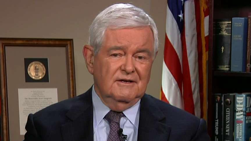 Biden 'smart' to play on the popularity of Obama, Newt Gingrich says