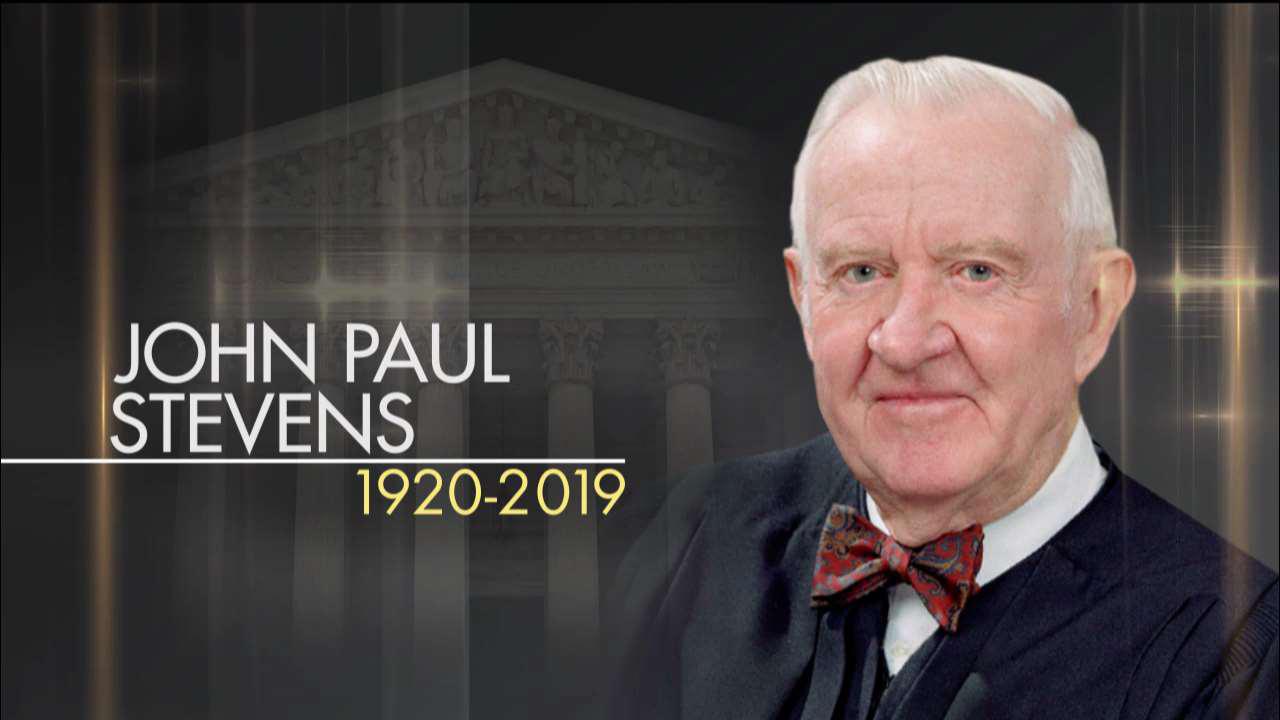 Retired Supreme Court Justice John Paul Stevens passes away at 99