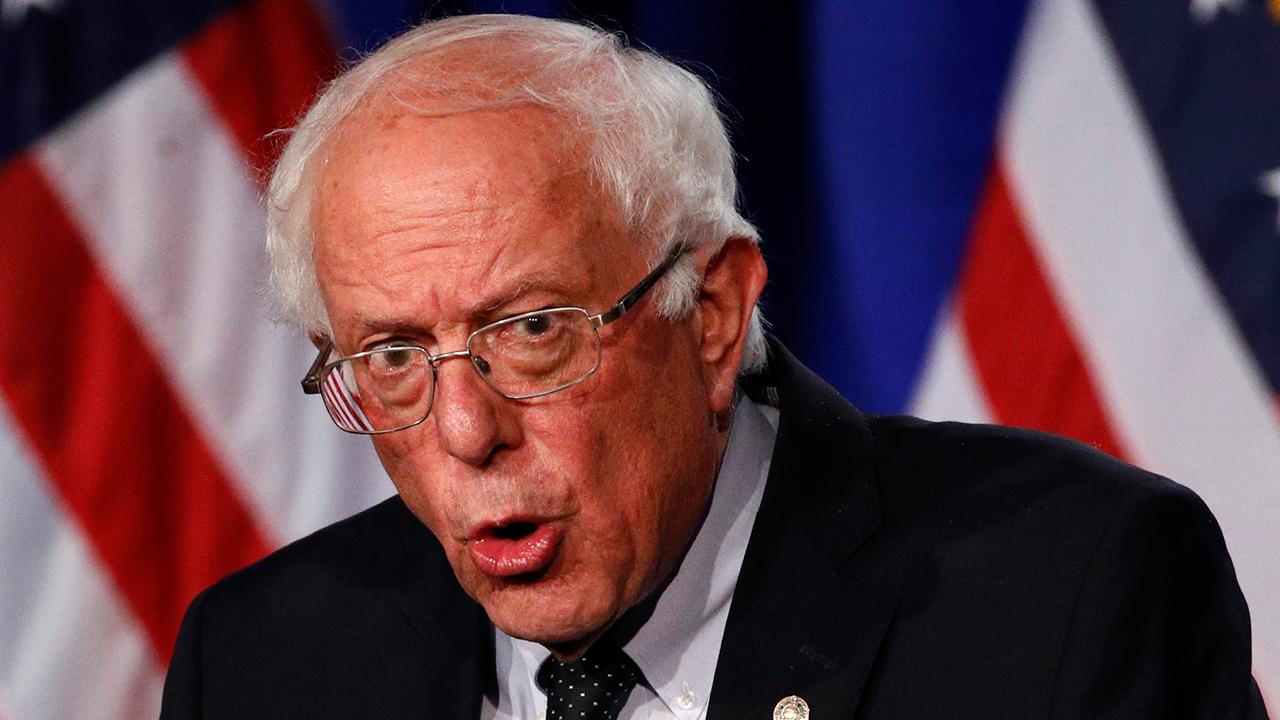 Bernie Sanders campaign blames the media for candidate's slip in the polls
