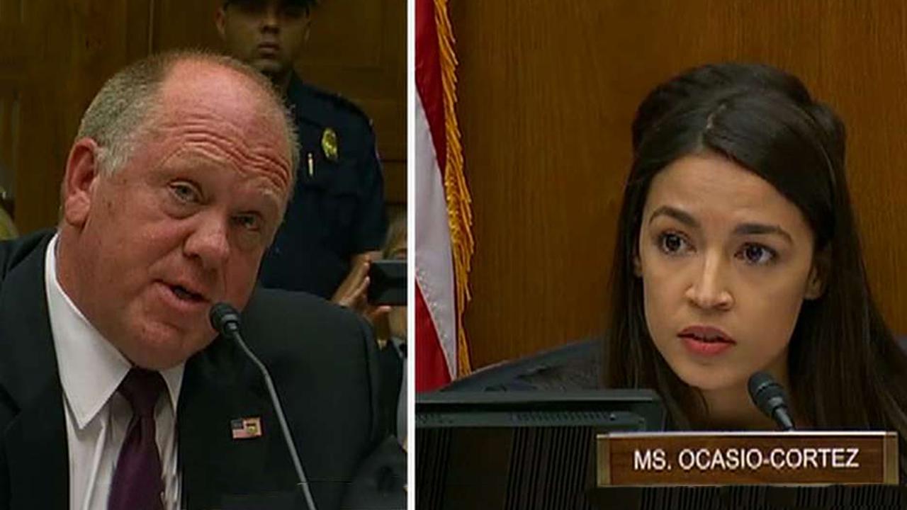 Tom Homan tells Alexandria Ocasio-Cortez anyone who commits a crime will be separated from their child